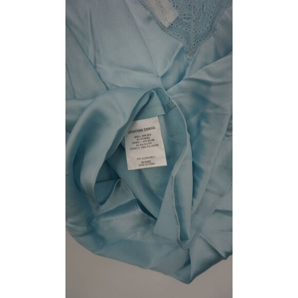 Jonathan Simkhai NightNight Blue Lingerie Top Small - Picture 5 of 6